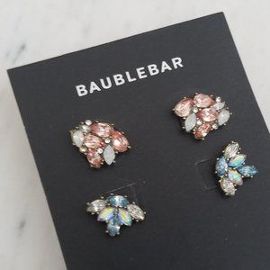 NEW BaubleBar 2 Pair Statement Stud Earrings
